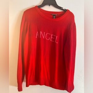 Victoria’s Secret Angel Knit Holiday Crewneck Sweater
